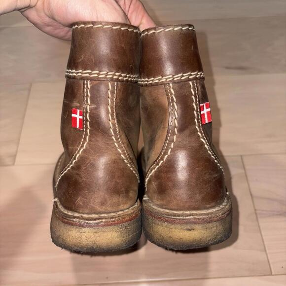 Duckfeet Faborg Cocoa Brown Leather Ankle Boots Women’s EU 38 US 7.5–8 - Picture 7 of 9